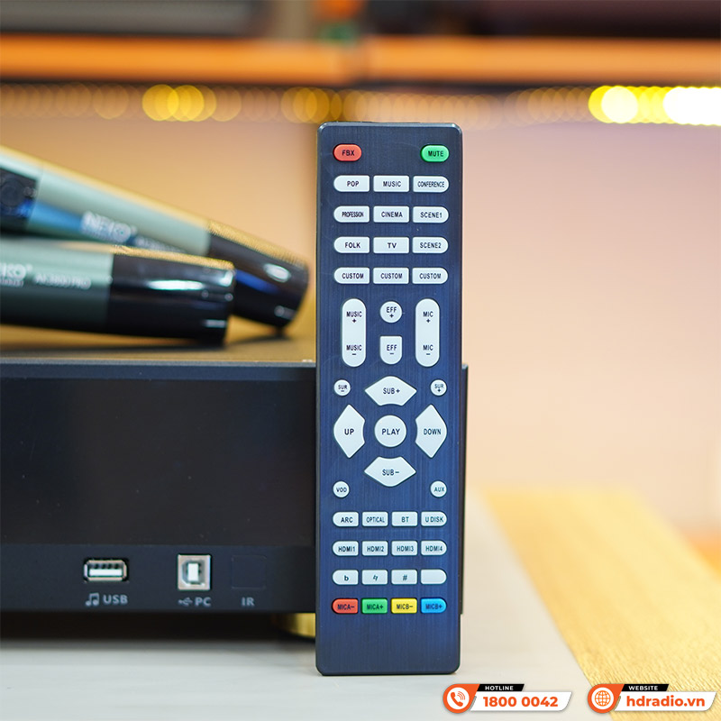 Cục Đẩy Liền Vang Neko AK3800 Pro, 700W x 2 Kênh, Màn Hình Cảm Ứng, Bluetooth-13