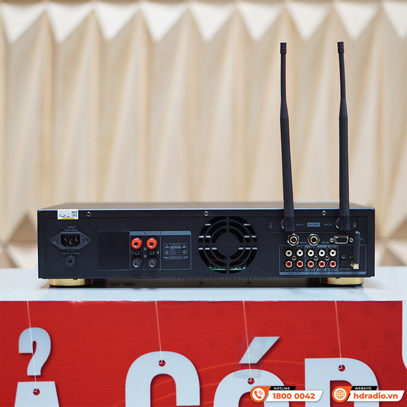 Đẩy liền vang mic Neko AK3900 Pro, 700W x 2 Kênh, Màn Hình Cảm Ứng, Bluetooth-7