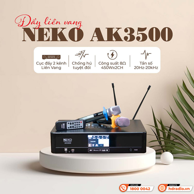 Đẩy liền vang Neko AK3500 
