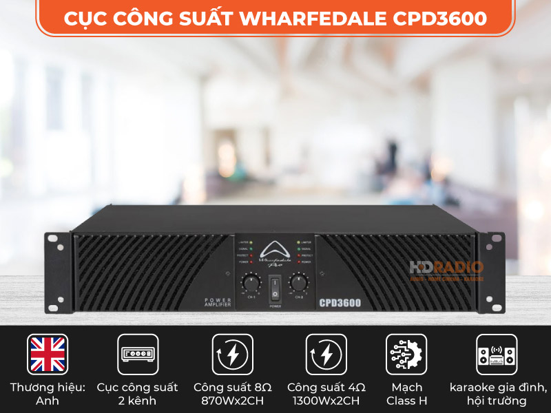 Cục công suất Wharfedale CPD 3600