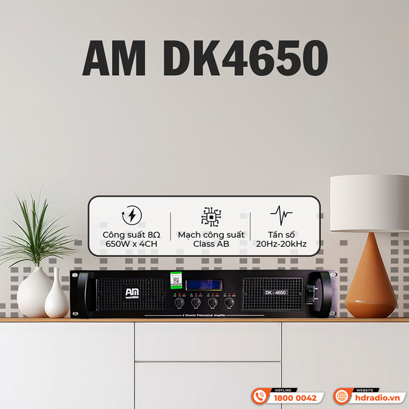 Tính năng cục đẩy AM DK4650 Tính năng cục đẩy AM DK4650
