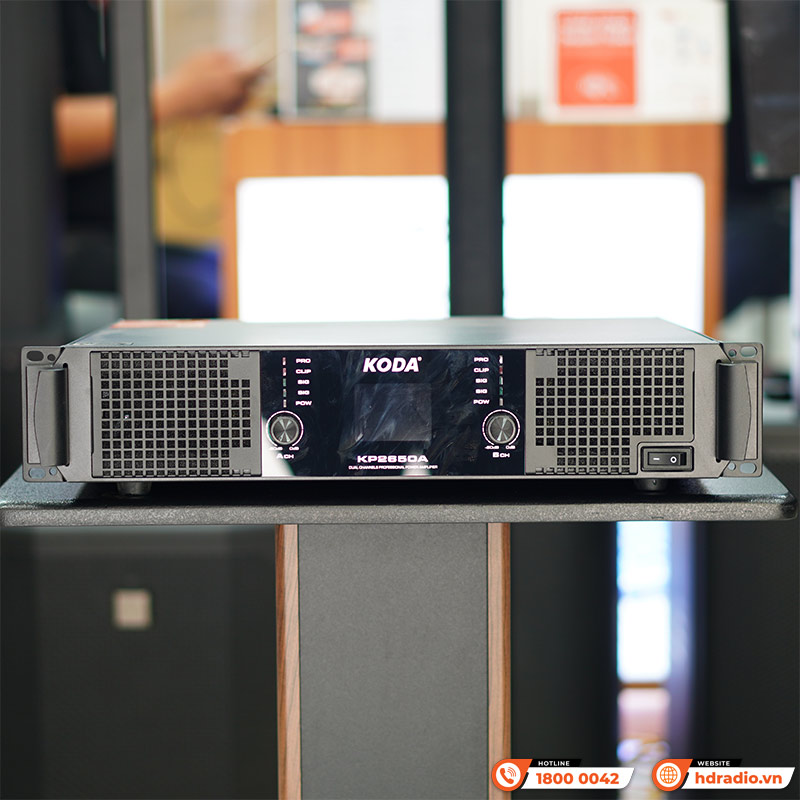 Đẩy Công Suất Koda KP2650A, 2 kênh, Công suất 650W-1