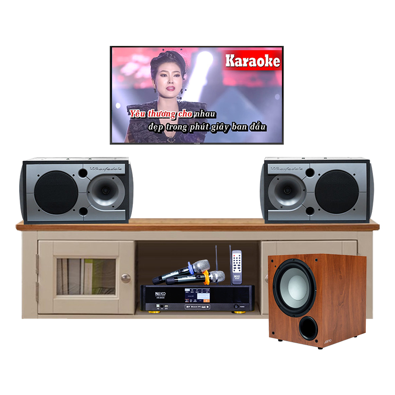 Dàn karaoke gia đình cao cấp GD81 (Wharfedale 3190, Neko AK3500, Jamo C910)