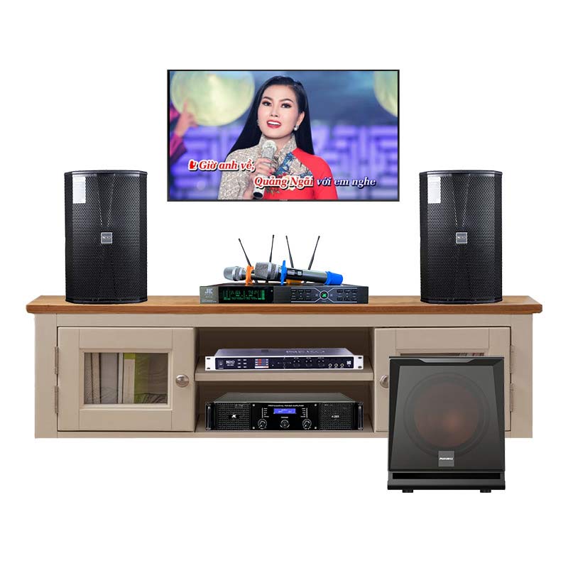 Dàn karaoke gia đình GD85 (Neko NX12, NEKO DK1000, JKAudio H2600, Sub Paramax D30, JKaudio B3 Plus)