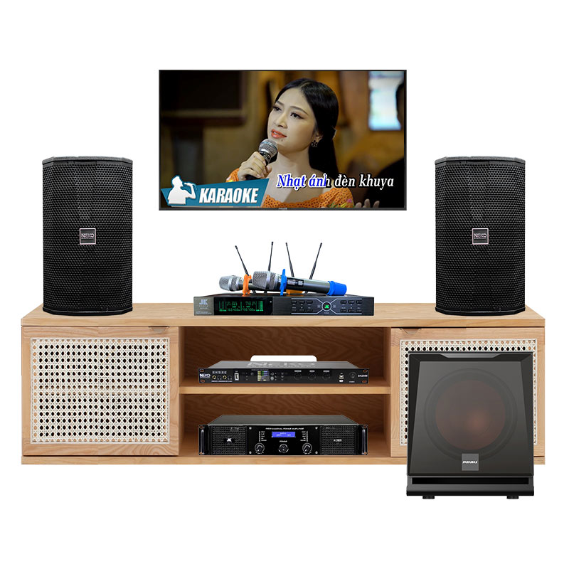 Dàn Karaoke gia đình GD88 (Neko NX10, NEKO DK2000, JKAudio H2600, Sub Paramax  D30, JKAudio B3 Plus)