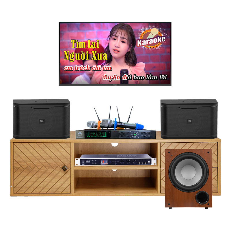 Dàn karaoke JBL GD95 (JBL RM210, NEKO DK1000, Jamo C912, JKAudio B3 Plus)