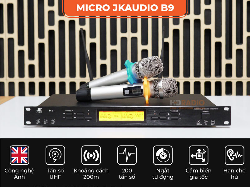 Micro không dây JKaudio B9