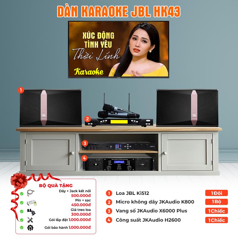 Dàn karaoke JBL HK43