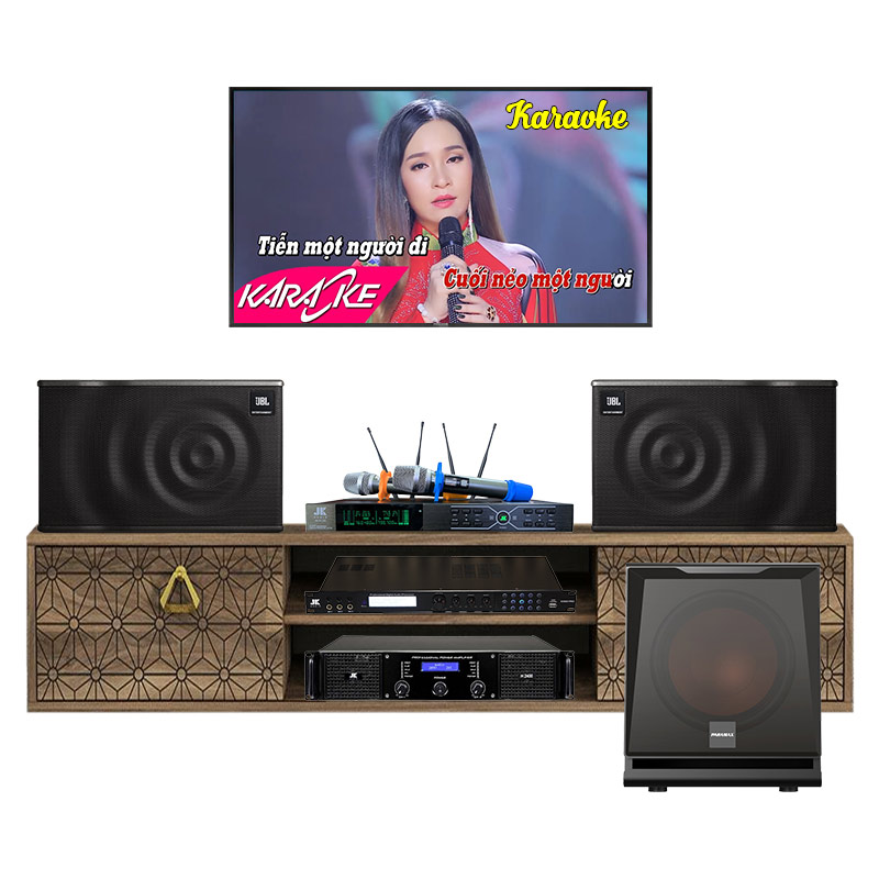Dàn karaoke JBL HK53 ( JBL MK10, X3000 Pro, H2400, Micro B3 Plus, Sub Paramax D30)