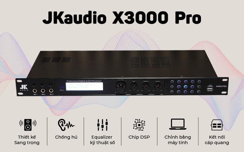 Dàn karaoke JBL HK53 Vang số JKaudio X3000 Pro