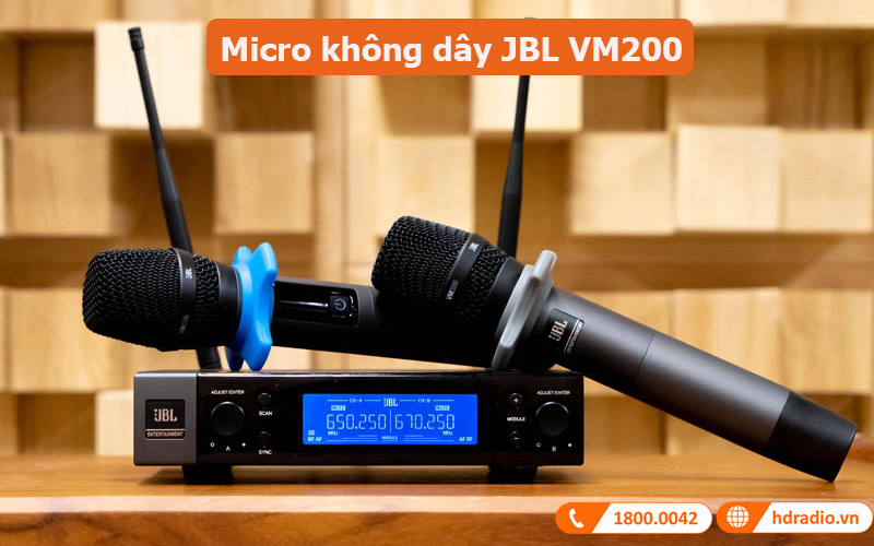 Dàn karaoke JBL HK54 Micro không dây JBL VM200