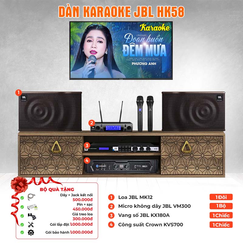Dàn karaoke JBL HK58