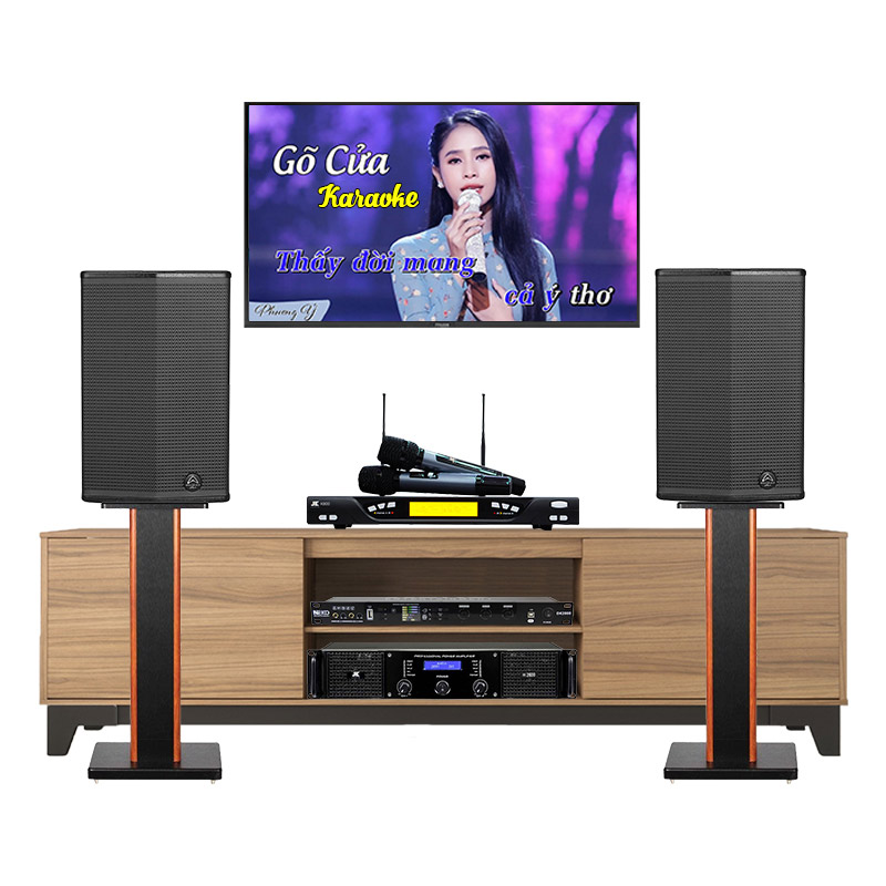 Dàn Karaoke Wharfedale KH49 (Wharfedale Sigma X10, Công suất, DK2000, micro)