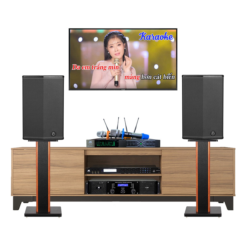 Dàn Karaoke Wharfedale KH50 (Wharfedale Sigma X10, Công suất, Vang số, JKaudio B3 Plus)