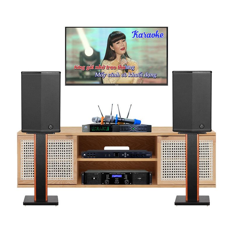 Dàn Karaoke Wharfedale KH53 (Wharfedale Sigma X10, Công suất, X6000 Plus, micro B3 Plus)