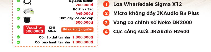 Dàn Karaoke Wharfedale KH63