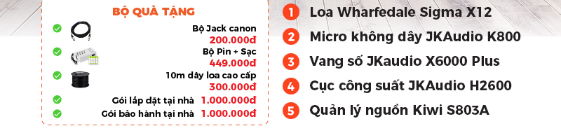 Dàn Karaoke Wharfedale KH70