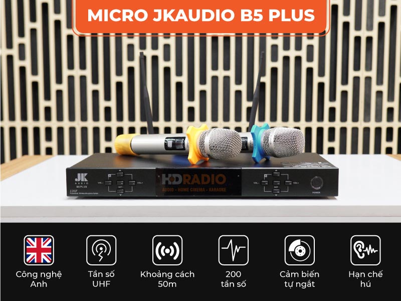 Micro không dây JKAudio B5 Plus