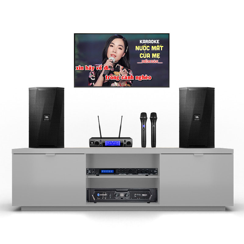 Dàn Karaoke JBL KH84 ( JBL KPS5, Crown KVS700, JBL VX8, JBL VM300)