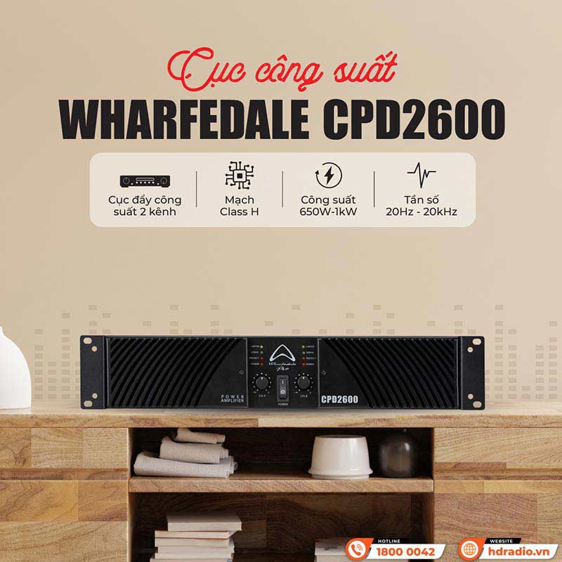 Cục công suất Wharfedale CPD2600
