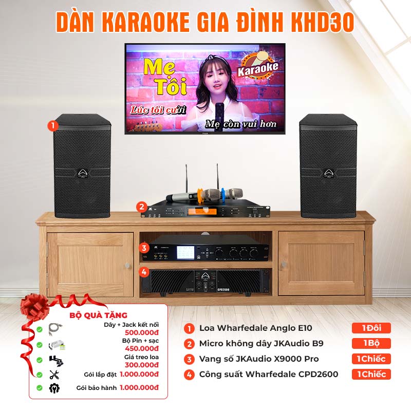 Dàn karaoke gia đình KHD30