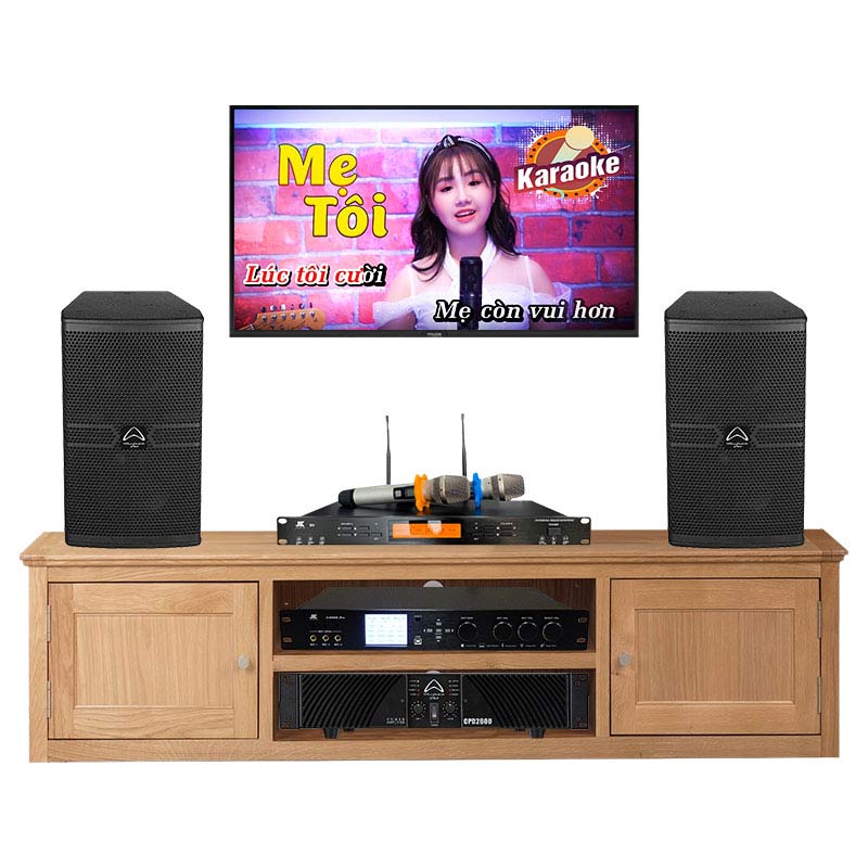 Dàn karaoke gia đình KHD30 (Wharfedale Anglo E10, Wharfedale CPD2600, JKaudio X9000 Pro, JKAudio B9)