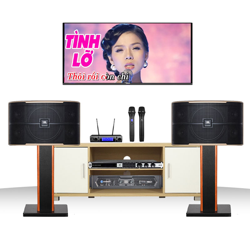 Dàn karaoke JBL Cao cấp GD45 (JBL Pasion 10, KVS500, KX180A, VM300)