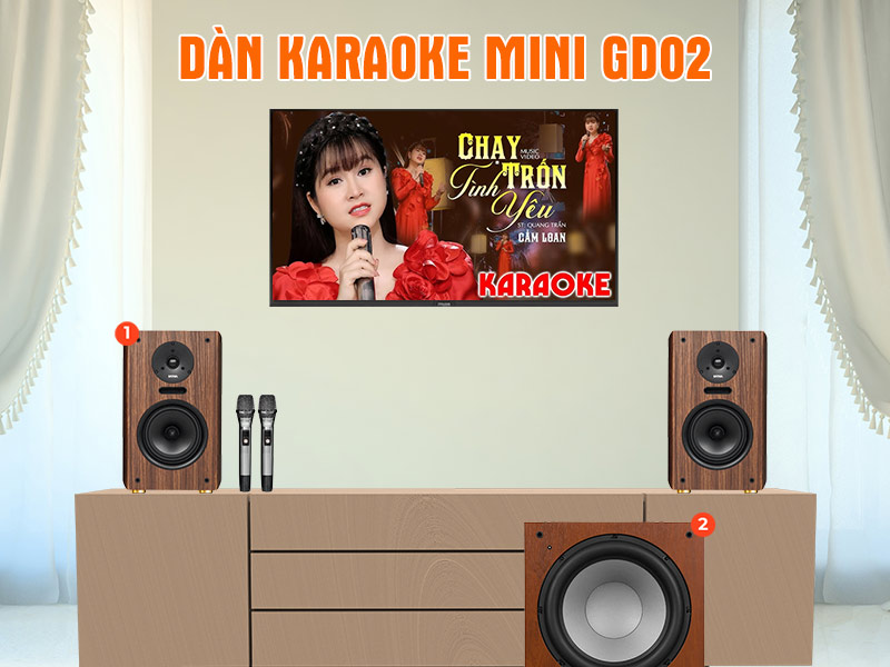 Dàn karaoke mini GD02 Dàn karaoke mini GD02