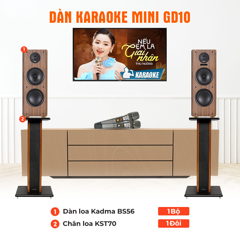 Dàn karaoke mini GD10 Dàn karaoke mini GD10