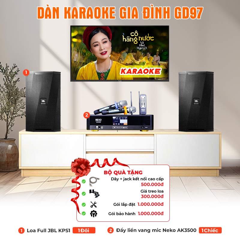 Dàn karaoke gia đình GD97