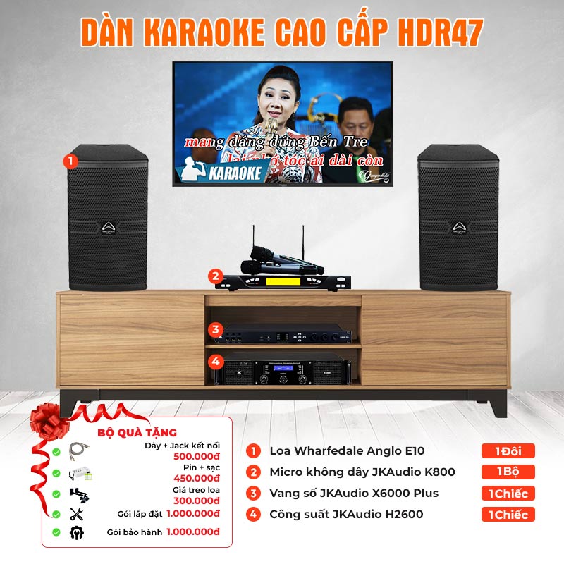 Dàn karaoke cao cấp HDR47