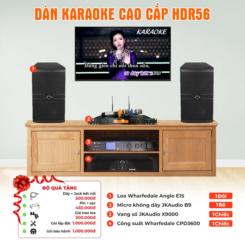 Dàn karaoke cao cấp HDR56