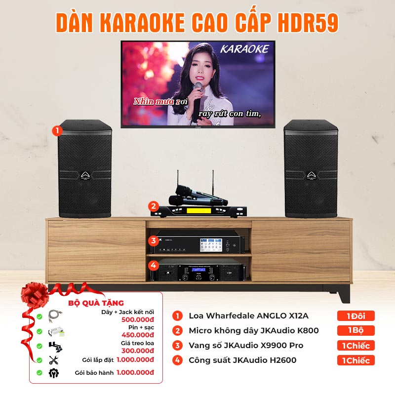 Dàn karaoke cao cấp HDR59