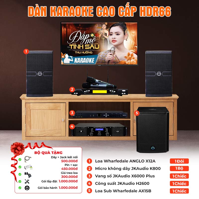 Dàn karaoke cao cấp HDR66