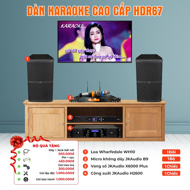 Dàn karaoke cao cấp HDR67