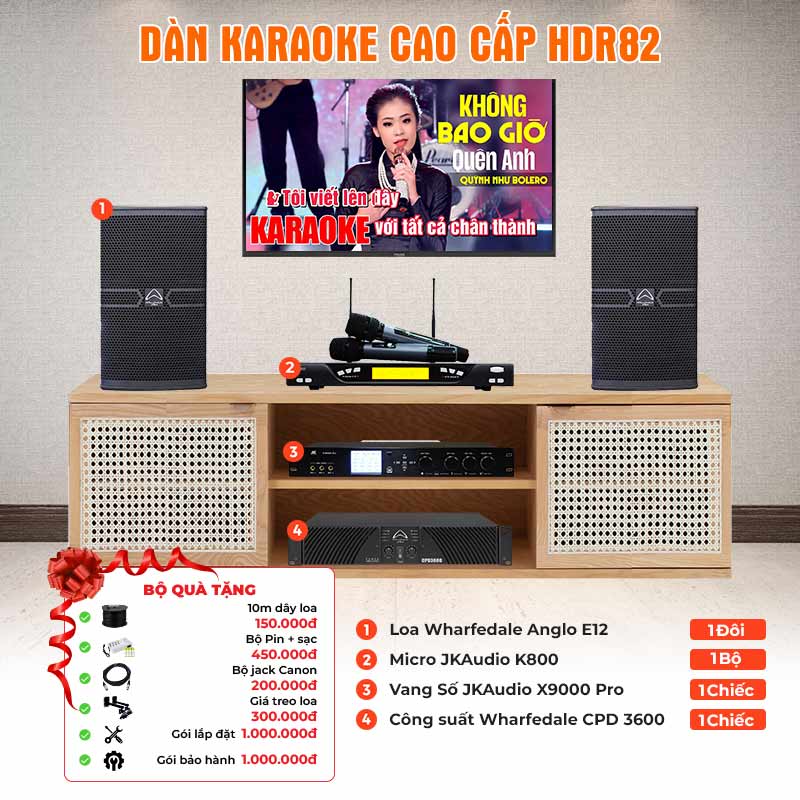 Dàn karaoke cao cấp HDR82