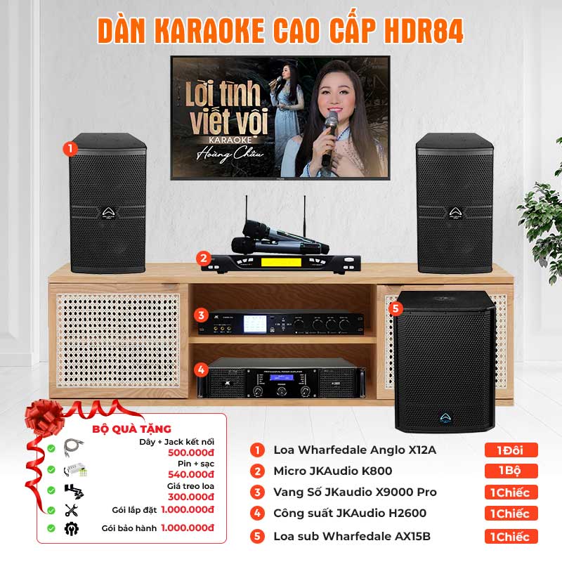 Dàn karaoke cao cấp HDR84