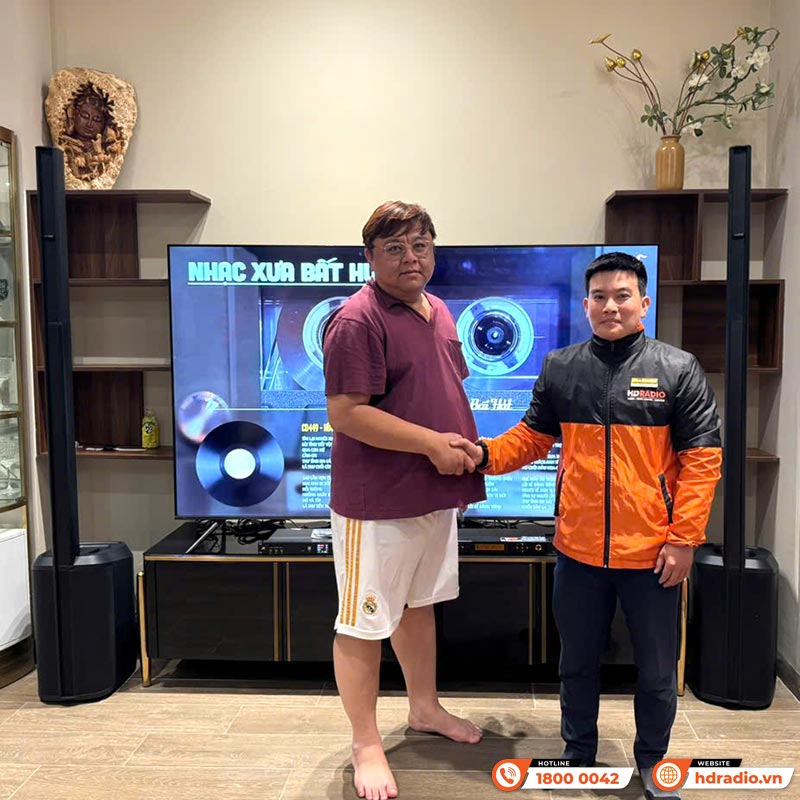 khach hang mua Dàn Karaoke Bose HK77 tại hdradio