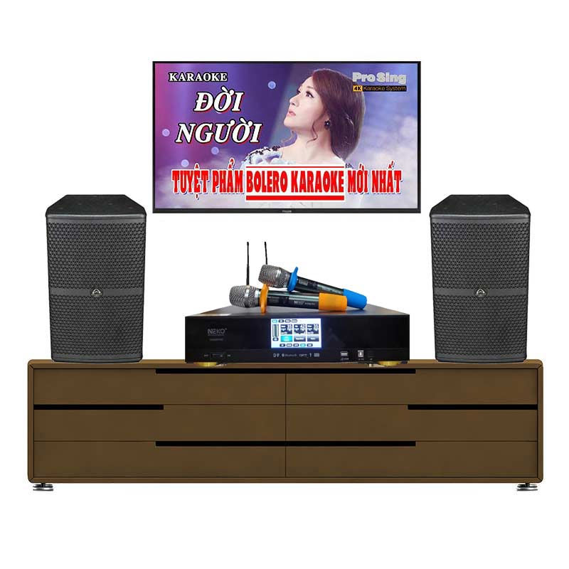 Dàn karaoke gia đình HK99 ( Wharfedale wh12, Neko Ak3900 Pro )