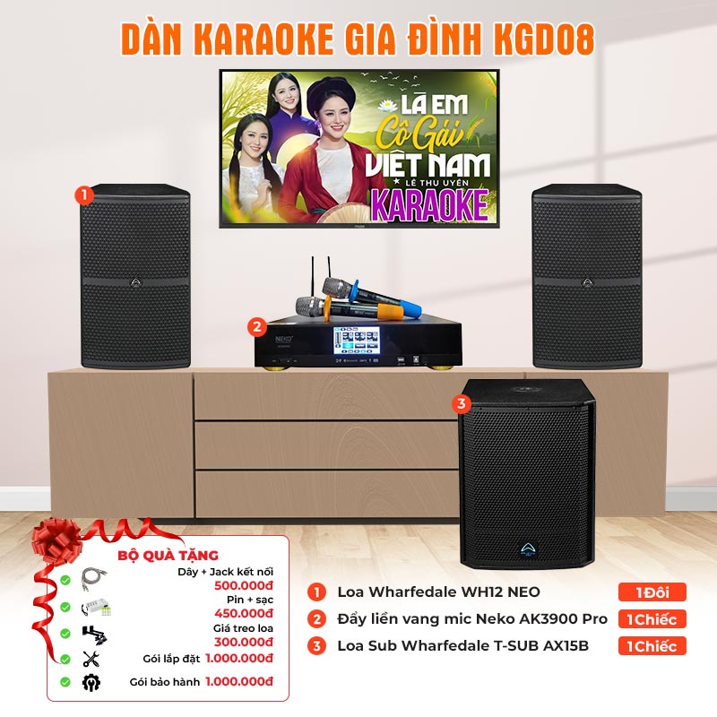 Dàn karaoke gia đình KGD08 Dàn karaoke gia đình KGD08