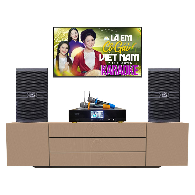 Dàn karaoke gia đình KGD09 (Wharfedale Anglo E12, Neko AK3900 Pro)
