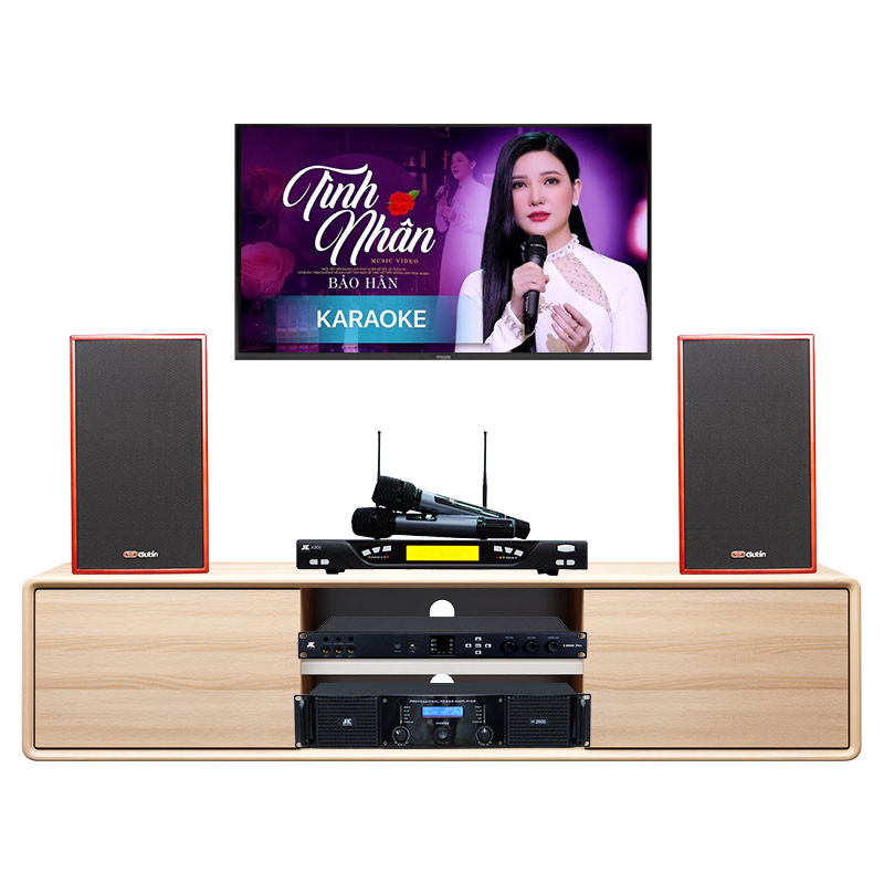 Dàn karaoke gia đình KGD121 (Gutin GDL 6612, JKAudio H2600, X6000 Plus, K800)