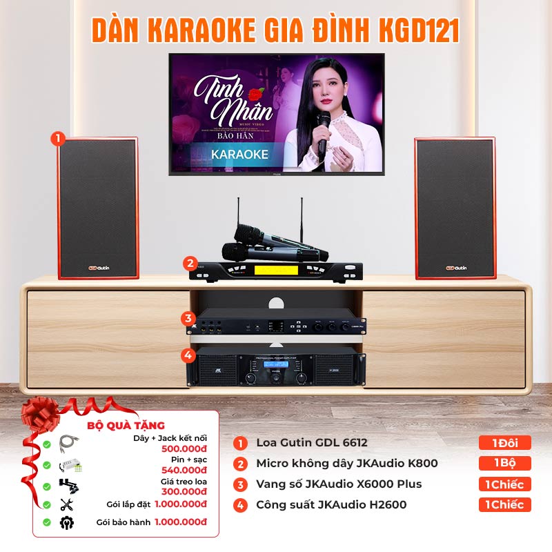 Dàn karaoke gia đình KGD121