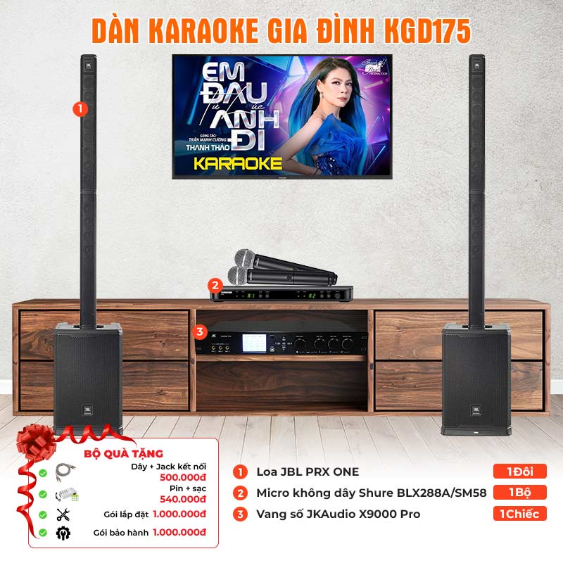 Dàn karaoke gia đình KGD175