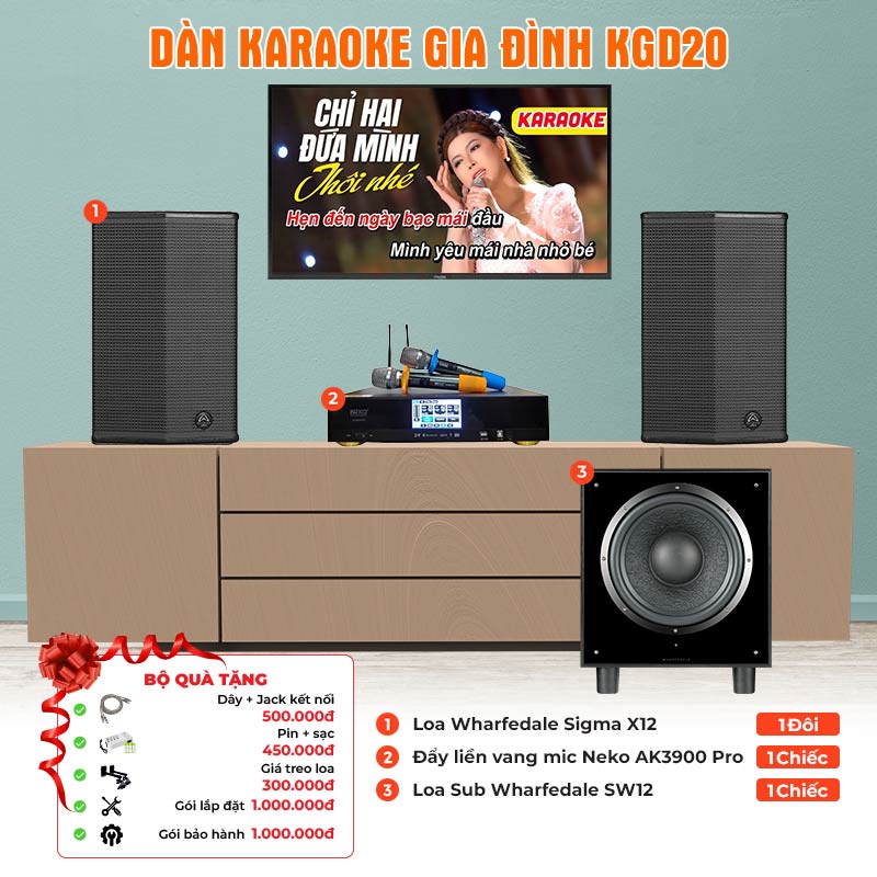 Dàn Karaoke Gia Đình KGD20 Dàn Karaoke Gia Đình KGD20