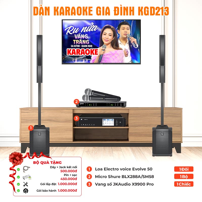 Dàn karaoke gia đình KGD213