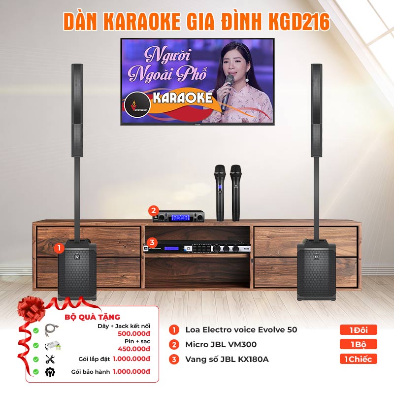 Dàn karaoke gia đình KGD216