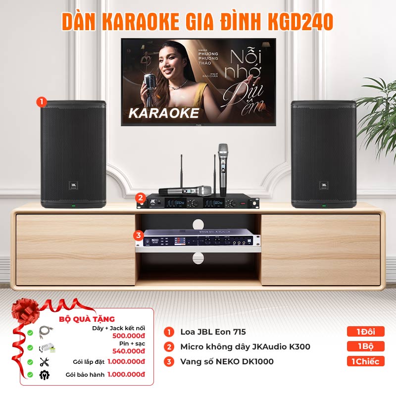 Dàn karaoke gia đình KGD240