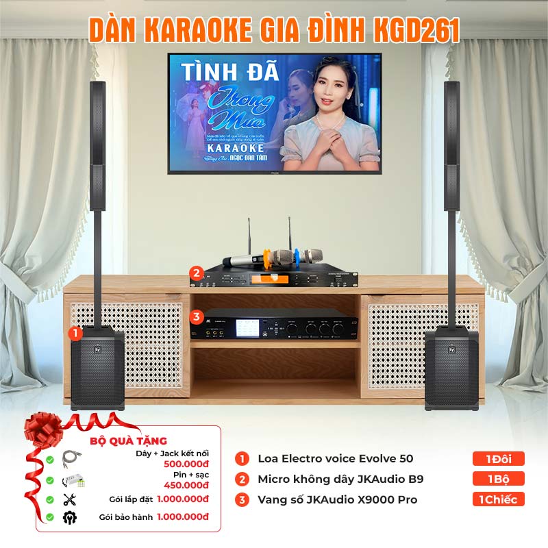 Dàn karaoke gia đình KGD261 Dàn karaoke gia đình KGD261