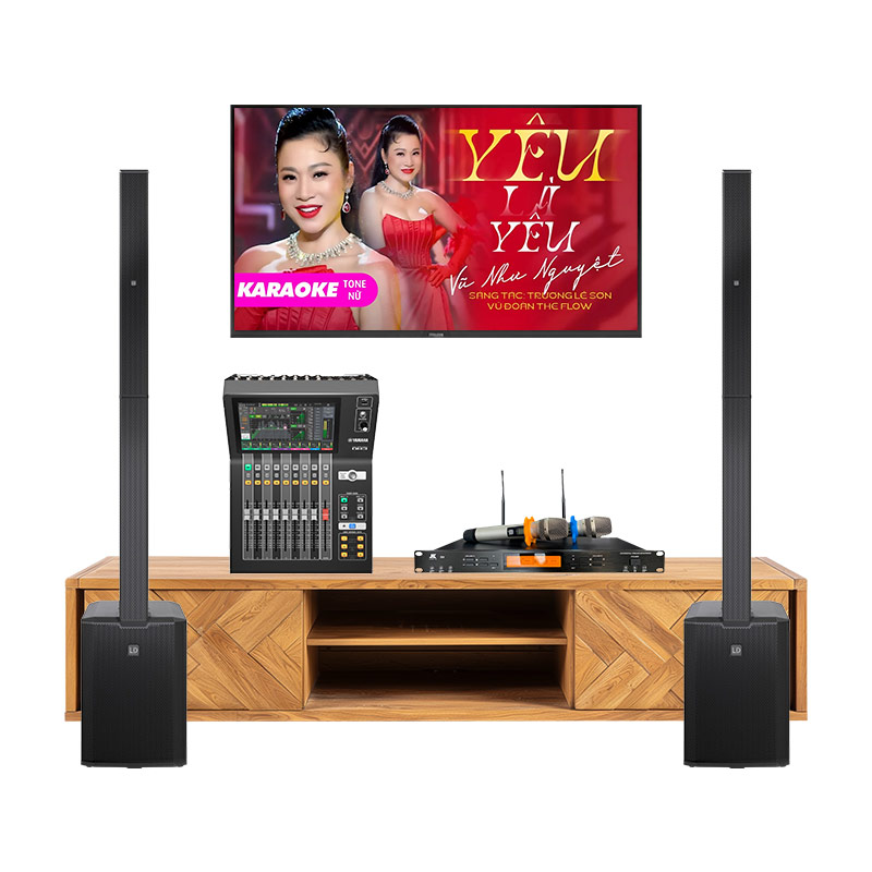 Dàn karaoke gia đình KGD276 (LD Systems MAUI 28 G3, Yamaha DM3S, JKAudio B9)